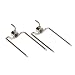 Titan Outdoors Pair of Rotisserie Forks for 1" Round Spit Rod Shoulder