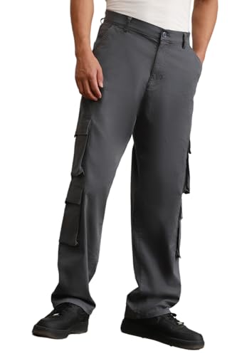 Pantalon ample en coton vêtement homme taille moyenne mode casual confortable