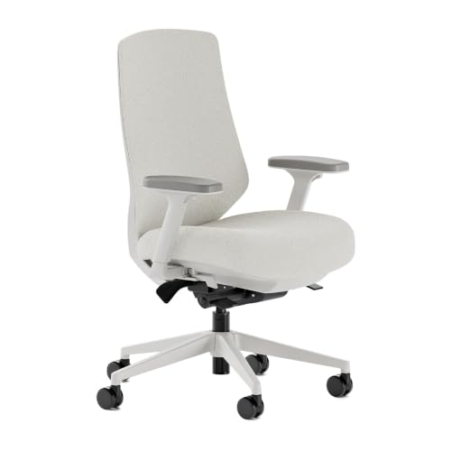 Image of Branch Ergonomic Chair Pro, Mesh Office Chair with 14 Points of Adjustment | Height, Depth and Tilt Adjustable, 5D Armrests, Forward Tilt, Smooth Recline, and Lumbar Support, Ivory Boucle