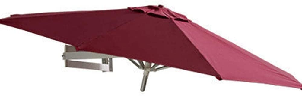MIQXUAN Sombrilla de Playa Sombrilla Sombrilla Sombrillas de jardín Sombrilla de Patio de Montaje en Pared - Sombrilla Inclinable para balcón de jardín al Aire Libre, Aluminio