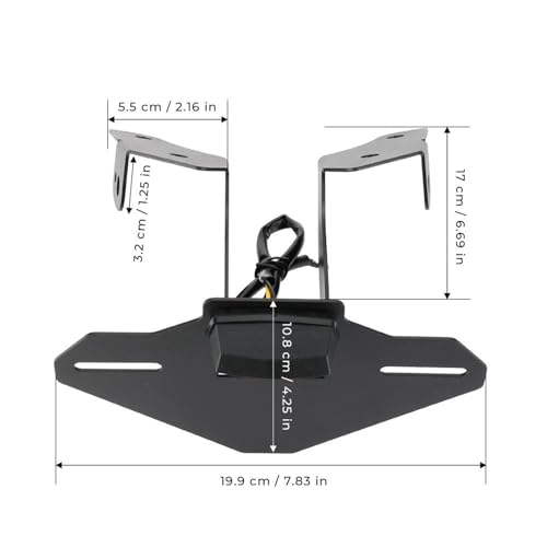 Support de plaque d'immatriculation pour CFMOTO 450MT 2024-2025