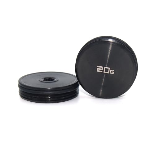 RunzeFeng Golf Putter Weights 2pcs 5g/10g/15g/20g/25g/30g/35g/40g Replace for 24 Model AI Odyssey Putters (Black 2pcs 20g)