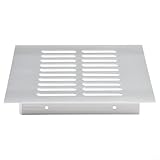 Lastdaytime Rechteckiges Lüftungsgitter aus Aluminium für Schrank, Kleiderschrank...