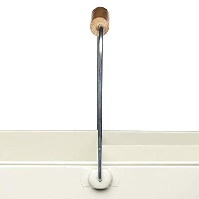 Living Nostalgia KitchenCraft Metal Cleaning Caddy, 33 x 21 x 26 cm - Antique Cream