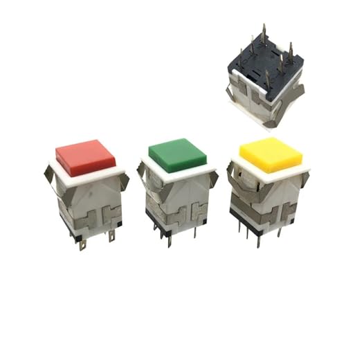 Interrupteur de réinitialisation 2NO2NC bouton carré instantané 3A 250V KD2-24 - 4