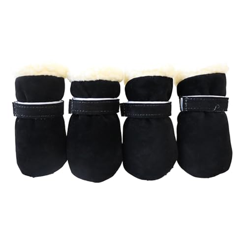 ouquckl Thick Warm Winter Dog Shoes