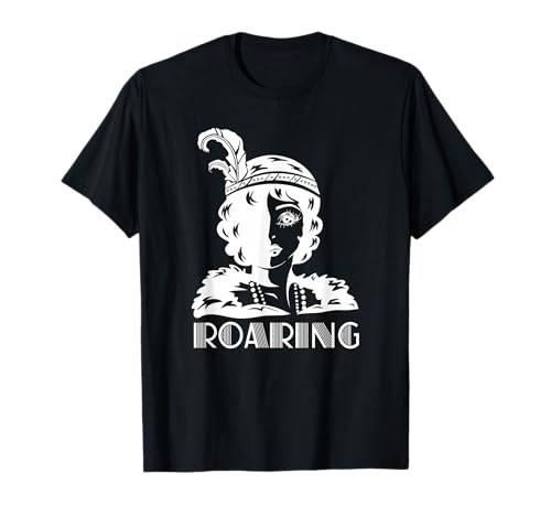 ROARING 1920's Glamorous Woman Flapper T-Shirt