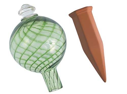 Plant Nanny Spiral-Bewässerungskugel und Pfahl-Set, 680 ml