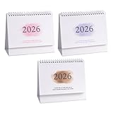 デスクカレンダー ? 2025年 2026年 デスクカレンダープランナー、月間卓上カレンダー、ワイヤー綴じ月間プランナー、家庭、アパート、オフィス、学校、教室、寮、ビジネス、教師、学生、クリスマス用