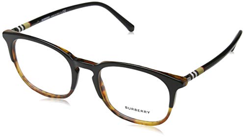 Burberry Men's BE2272 Eyeglasses Top Black On Havana 53mm