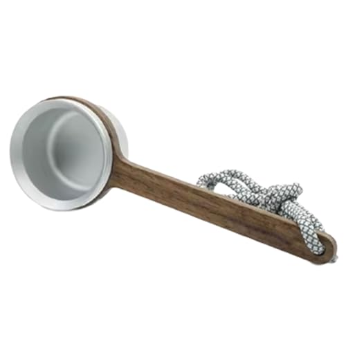 コーヒー粉計量スプーン木製ハンドルスプーン測定ツール金属テクスチャメーカーアクセサリーポータブルコーヒーアクセサリー