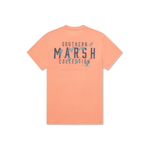 Southern Marsh Men's SEAWASH Etched Formation T-Shirt – Short Sleeve Casual Graphic Tee