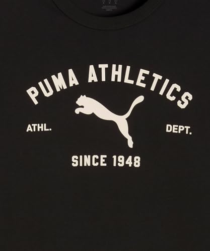 PUMA Herren Class T-Shirt mit Grafik S, Black – Ansicht 5