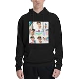 PEWWEBFDFH Troye Music Sivan Men's Hoodies Long Sleeve Sweatshirt Drawstring Graphic Pullover Tops With Pocket Large Black