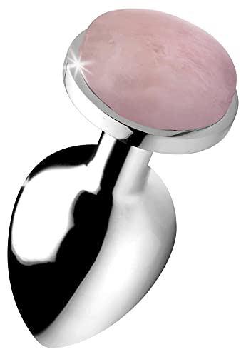 Plug anal quartz rose grande taille pour combler le manque de sensations