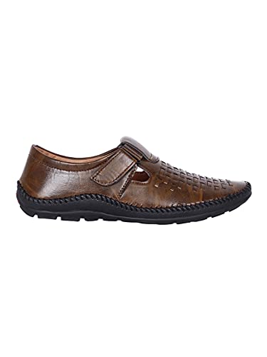 Image of AADI Men's Synthetic Leather Outdoor Casual Sandals & Floaters