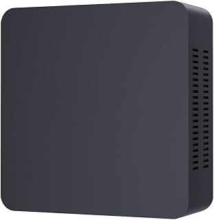 Mini PC, L55 Mini Computador PC I3 5005U HD Graphics 5500 HDD 1000M LAN 256G, 10 Mini Computador Interface Gigabit Dupla, Interface DP Suporte 4K60HZ (256 GB Plugue UE 100‑240