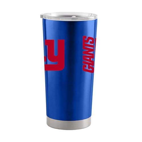 Image of New York Giants NFL 20oz Stainless Steel Insulated Tumbler, Slider Lid