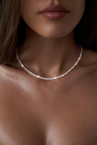 Image of Tewiky Layered Necklaces for Women 14k Gold Plated Chain Necklace Set