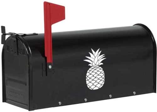 ViaVinyl Pineapple decal. Perfect for automobile windows, iPhone and Android cell phones, iPad and Tablets, Macbook Laptops and more! (White)