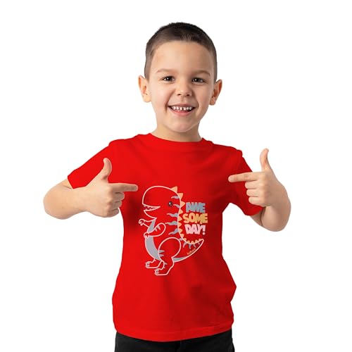 Image of Kidbea 100% Organic Soft Cotton Half Sleeve T-Shirt Multicolor Printed for Baby Boys