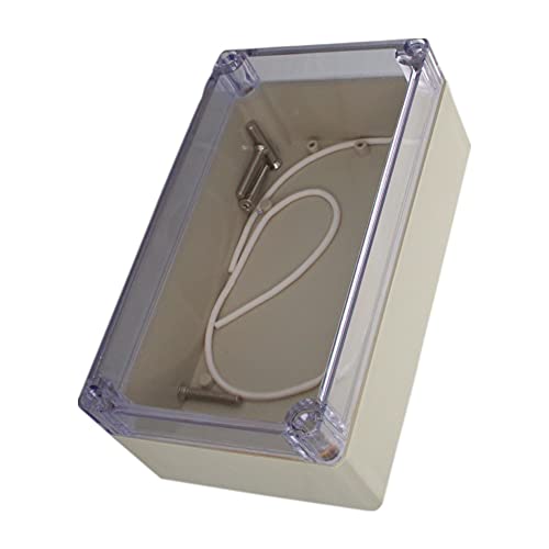 Image of Heyiarbeit 6.22 inchx3.54 inchx2.36 inch(LxWxH) Junction Box IP65 Universal Electrical Project Enclosure ABS Plastic Dustproof Waterproof with Transparent Clear Cover 1PCS