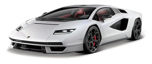 Maisto 1:18 Scale Dei-cast Lamborghini Countach LPI 800-4 White Color Special Edition