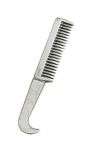 Perri's Aluminum Pulling Comb/Hoof Pick, Aluminum, One Size