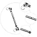 DEARMAMY 2pcs Stainless Steel Closed Body Turnbuckle M6 Jaw and Jaw Wire Rope Tightener Heavy Duty Rigging Screw for Industrial Lifting and Tensioning