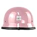 German Style Motorcycle Helmet,Adult Half Helmet Open Face DOT Approved, Motorcycle Cruiser Scooter Cool Helmet (Pink, Large)