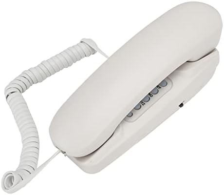 Teléfono fijo de montaje en pared, uso doméstico del hotel sin pantalla Teléfono fijo, escritorio y montaje en pared Teléfonos con cable, con flash,