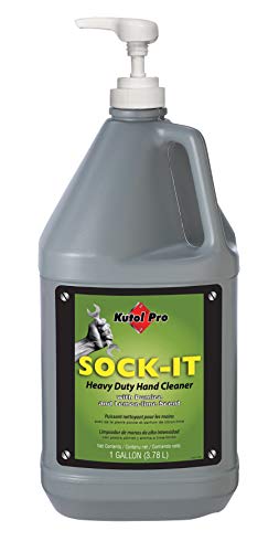 Kutol Pro 1613 Sock-It Heavy Duty Hand Cleaner, 1 Gallon Pump Bottle, Bright Green with Lemon-Lime Scent (Pack of 2)