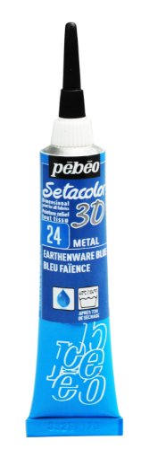 PEBEO Setacolor 3D Fabric Paint, 20ml, Gloss China Blue