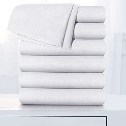 Balichun 6 Pack Flat Sheet Set -Premium Quality Sheet Soft and Breathable Wrinkle