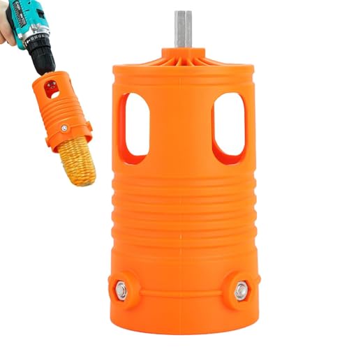 とうもろこし芯剥き器,電動ドリルビット取り付け - 自動トウモロコシ軸除去器 - 農家 親 ウェイター 祖父 母 父 家族 友達 向け