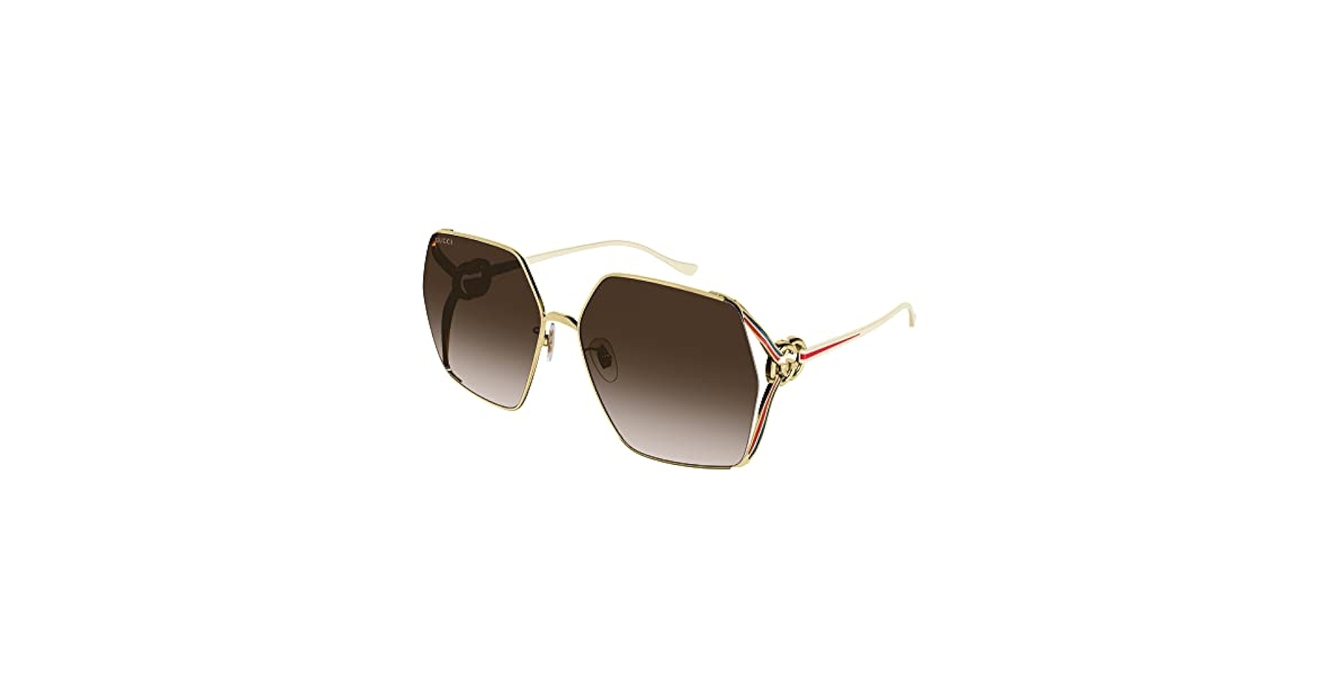 Amazon.com: Gucci GG1322SA Gold/Brown Shaded 64/16/135 women