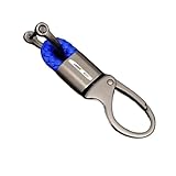  Llavero De Cuerda Trenzada para Motocicleta, De Metal, Compatible con CB650R, CB500F, CB500X, CB1000, CB1000R (2024-2025)(Azul)