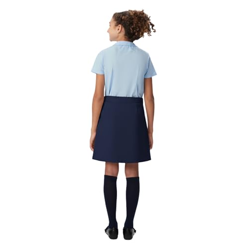 French Toast Girls Adjustable Waist Pleated-Front Two-tab Scooter