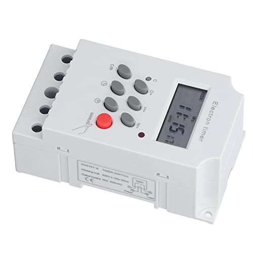 Electronic Timer Switch Din Rail Lcd Microcomputer Electron Intelligent Controller Kg316T‑Ii For Timing Control Of Street Lights, Eectric Boxes, Water Pumps(Below 110V) #TOP7