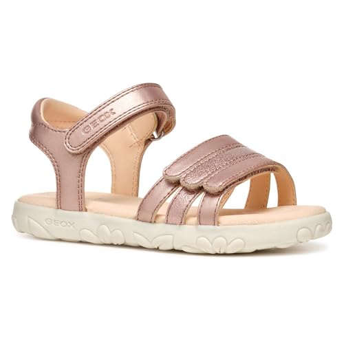 Geox J Haiti Girl Sandal, Lt Rose, 28 EU