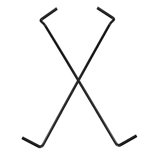 LOPUNER 2 Pièces Crochets pour Perforé de Crochets Support Stable pour Étagères de Affichage Objets