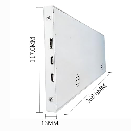 Image of 14.5Incn 2.5K Touchscrcen BarMontor,2560x720 IPS Portable CD Scrcen wth 10-Point Touch, 60 Rerteshn Rate.350nt Brightiness, USB C Drver Beard Yx25kK Tor DY Game PC (White Shell)