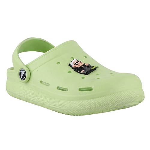 Image of FUEL Hooper Lightweight & Comfortable Pull-On Casual Clogs with Cushioned Footbed for Kids