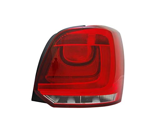 Tail Lights VT1223P Right Rear Light Right Side Assembly Rear Light Assembly Tail Lamp Driver Side Red Compatible With Volkswagen Polo 6R 2009 2010 2011 2012 2013 2014