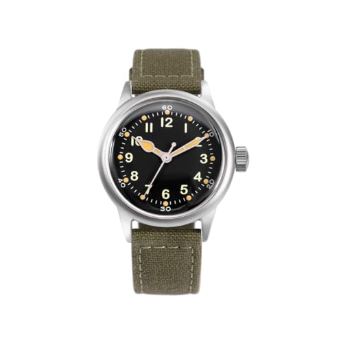 Montre automatique militaire Praesidus boîtier 42mm et cuir de qualité