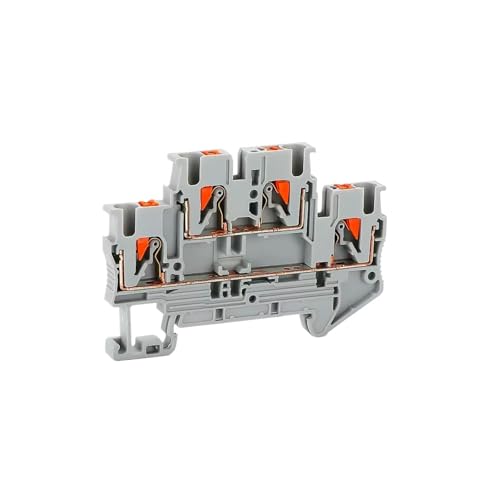 Bloques de terminales PTTB2.5 a presión para un cableado de doble piso rápido y seguro