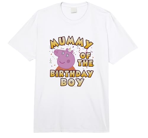 T-shirt Peppa Pig Mummy de style vintage pour la fête d'anniversaire de votre fils
