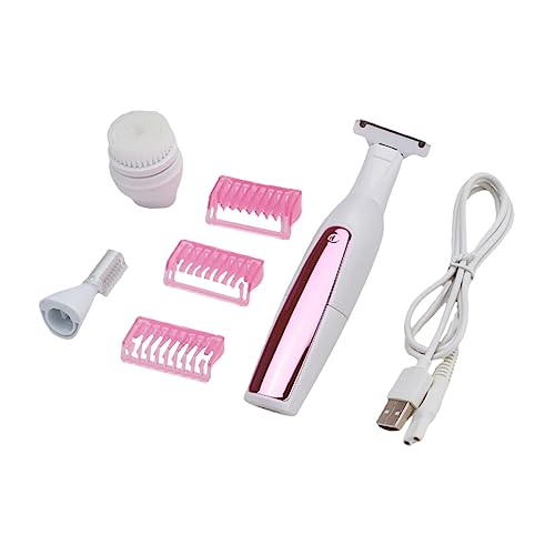FOMIYES Electric Shaver Rechargeable Hair Remover Hair Removal Machine Curved Comb Fast Trimming Ipx6 Waterproof