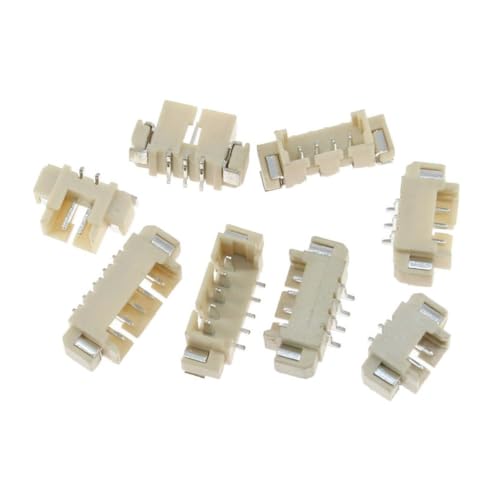 Pin header JST 1.25mm de 8P horizontal para soldar en PCB SMT, conexiones firmes y compactas