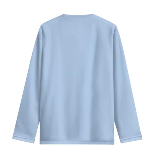 Girls Long Sleeve Shirts 3-16Y Crewneck T-Shirt Thin Kindergarten Pullover Tees Breathable Tops Clothes2